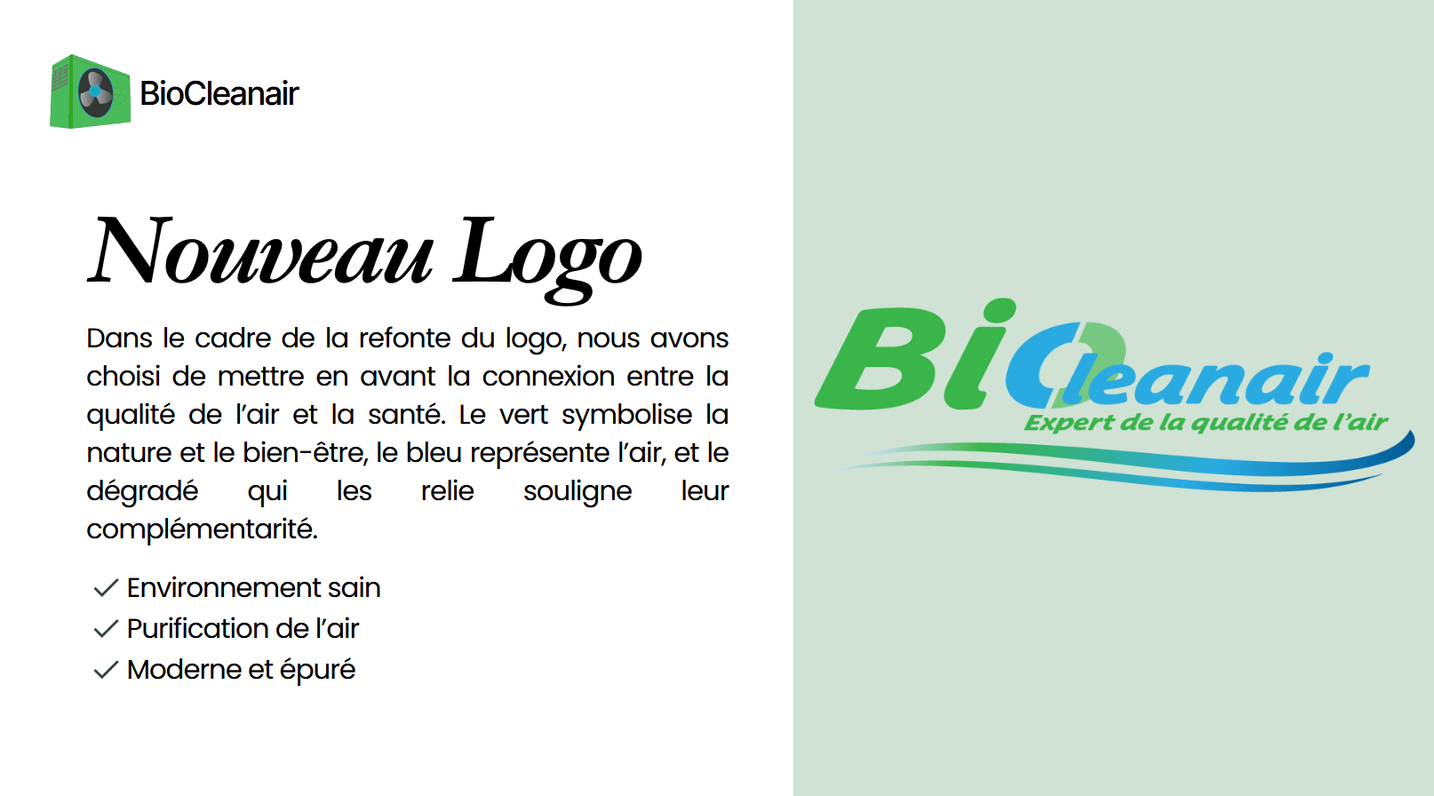 BioCleanair logo visual 2